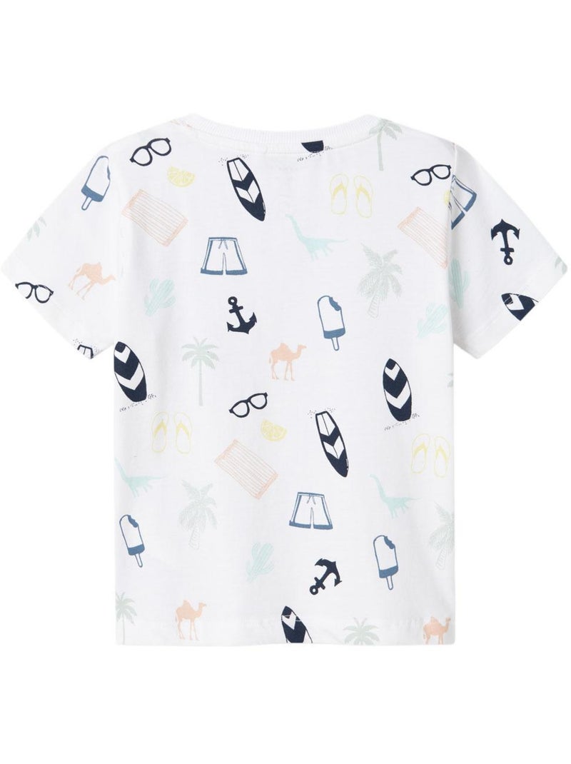 Camiseta Name It para Niño Blanco - Kiabi