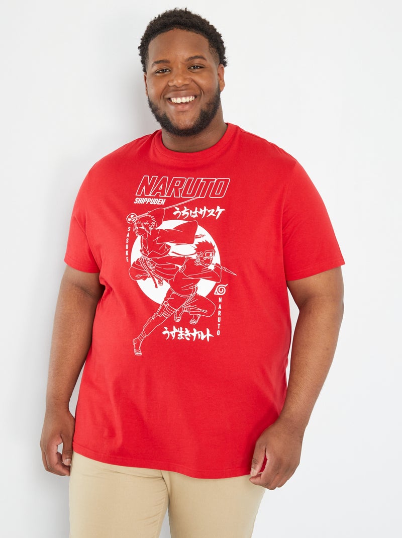 Camiseta 'Naruto' con cuello redondo Naranja - Kiabi