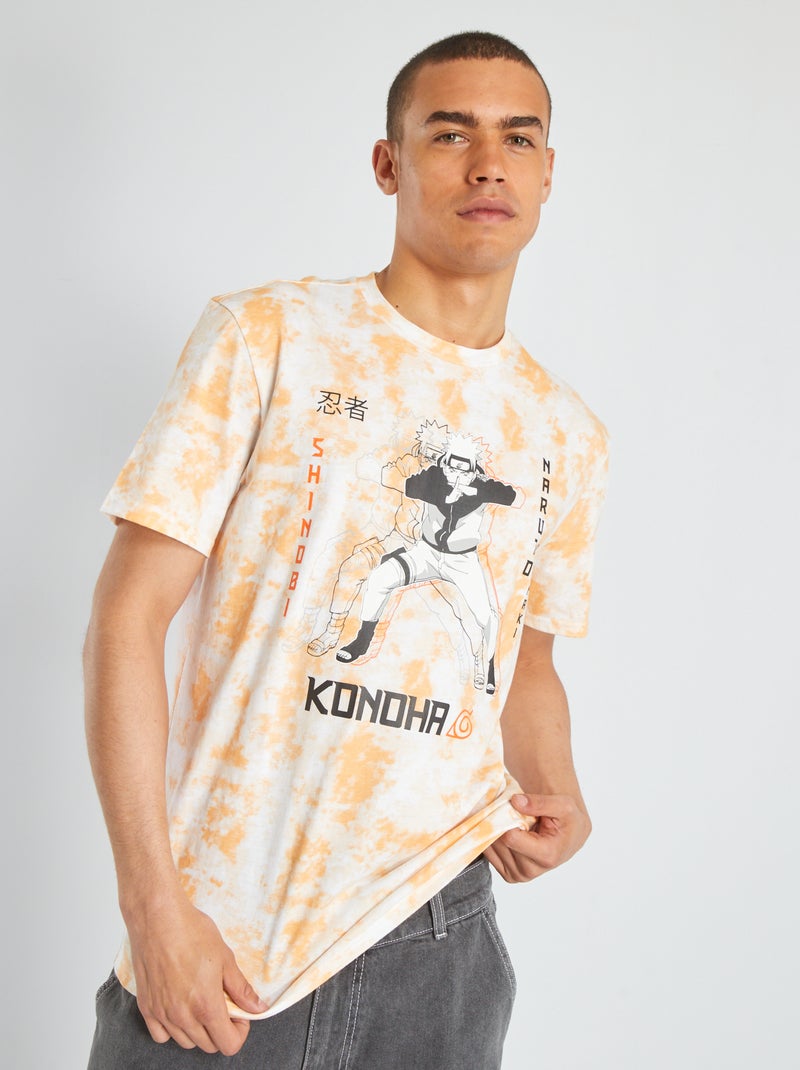Camiseta 'Naruto' de manga corta NARANJA - Kiabi