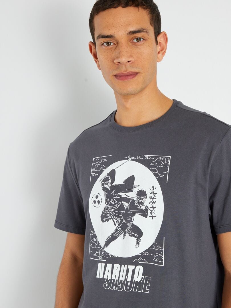 Camiseta 'Naruto' de punto gris oscuro - Kiabi
