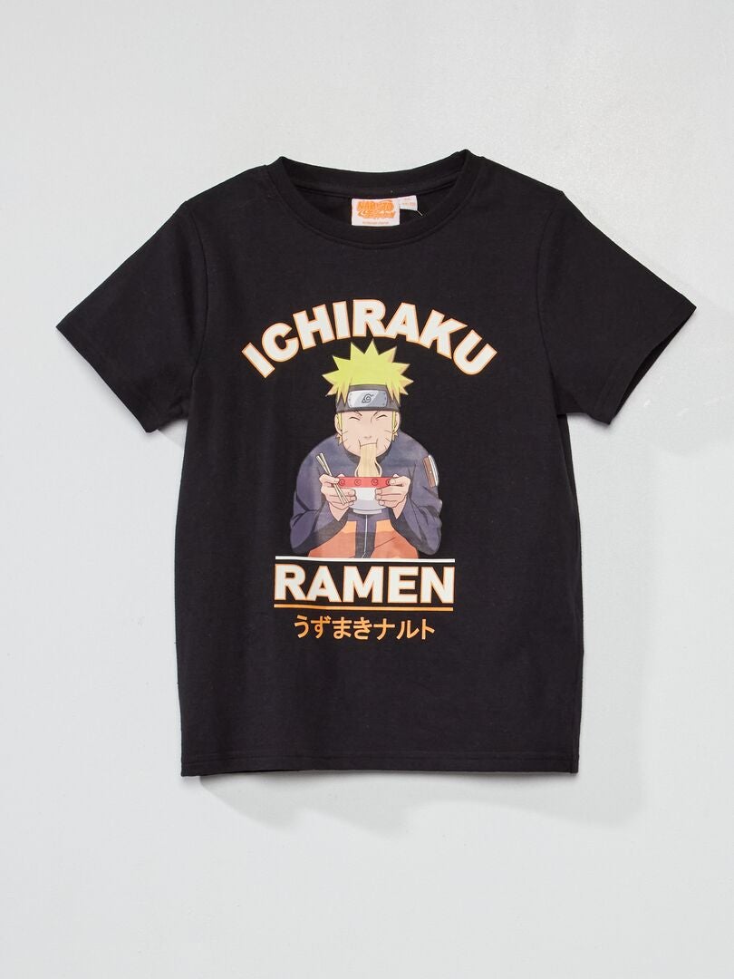 Camiseta 'Naruto' negro - Kiabi
