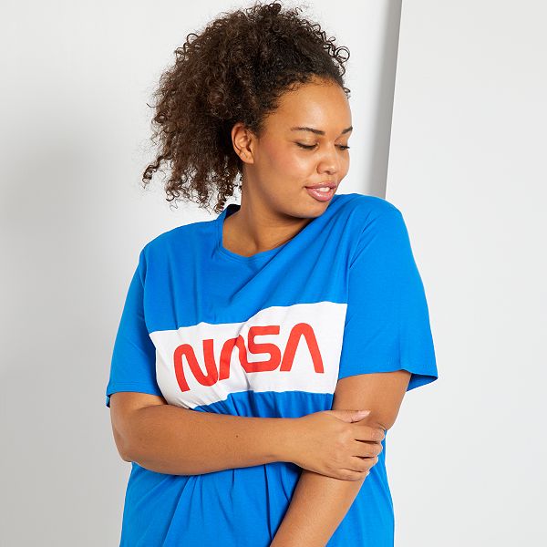 camiseta de la nasa mujer