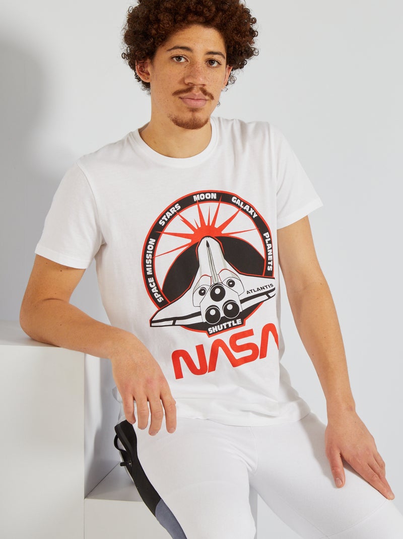 Camiseta 'NASA' blanco - Kiabi