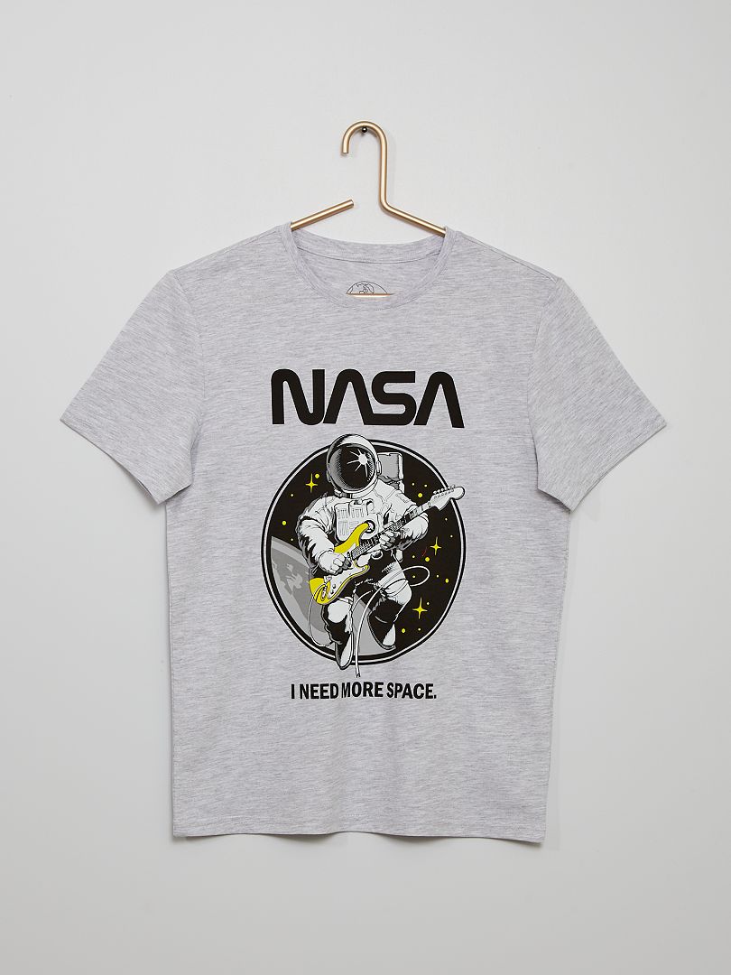 Circular nada Egoísmo Camiseta 'NASA' - gris chiné - Kiabi - 10.00€