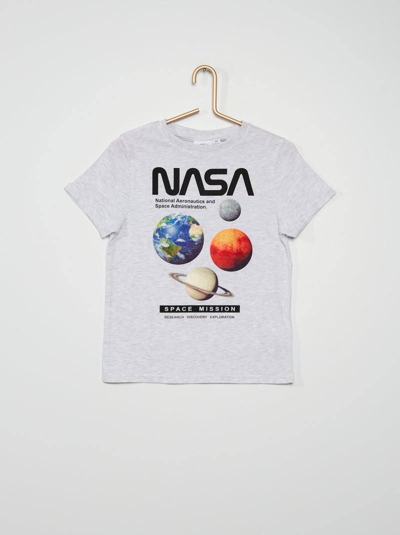 Camiseta 'NASA' GRIS - Kiabi