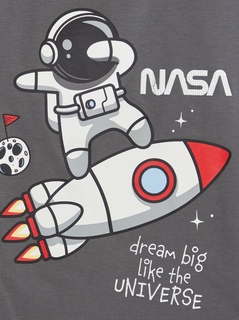 Camiseta 'NASA' 'Name it' GRIS - Kiabi