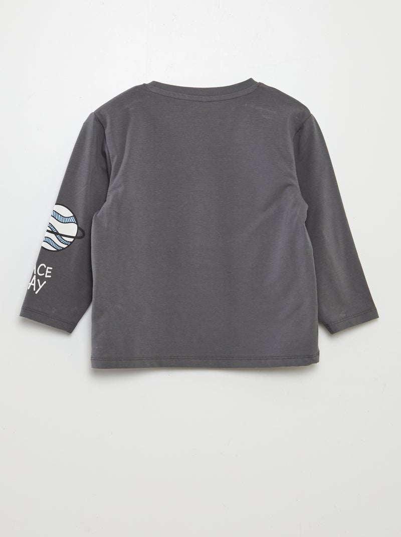 Camiseta 'NASA' 'Name it' GRIS - Kiabi