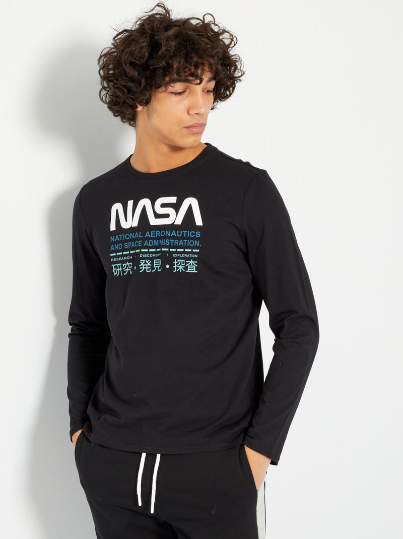 Camiseta 'Nasa' NEGRO - Kiabi