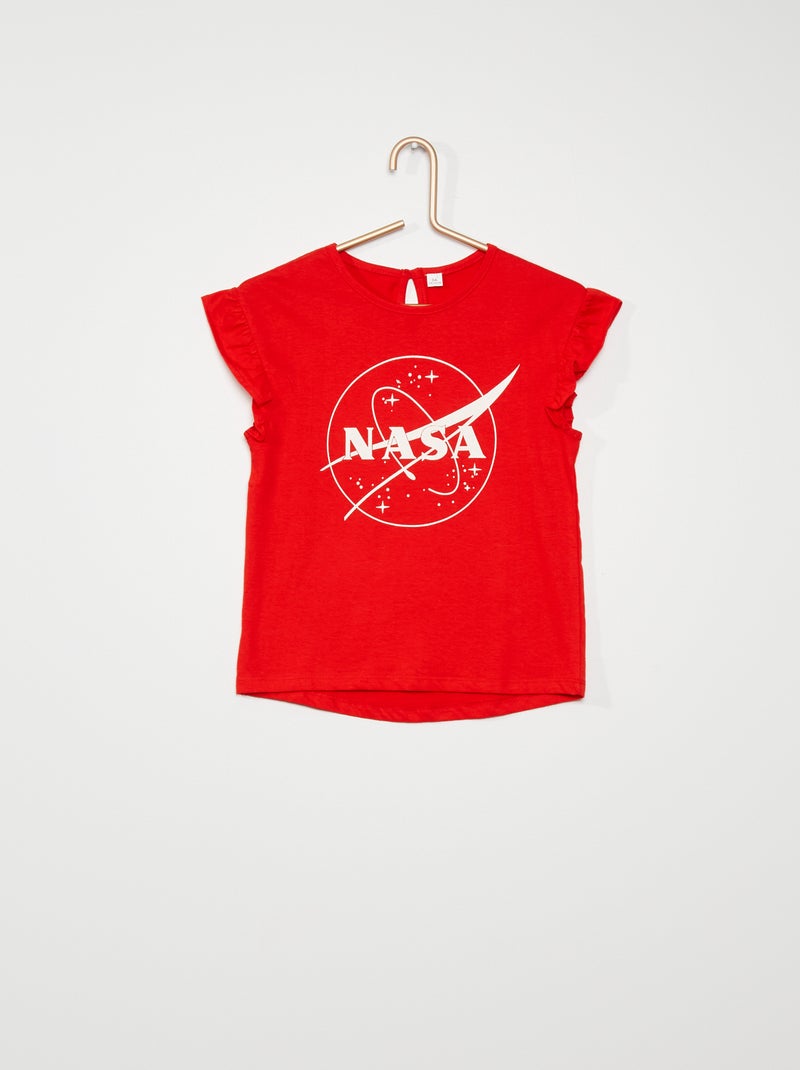 Camiseta 'NASA' ROJO - Kiabi