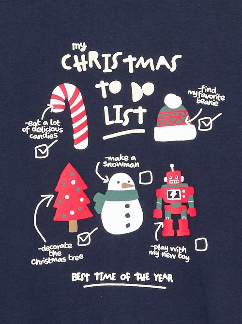 Camiseta 'Navidad' de manga larga - Kiabi Camiseta 'Navidad' de manga larga - Kiabi