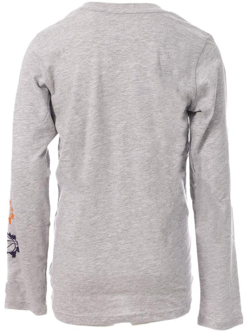 Camiseta NBA Manga Larga Niño Phoenix Suns Gris naranja - Kiabi