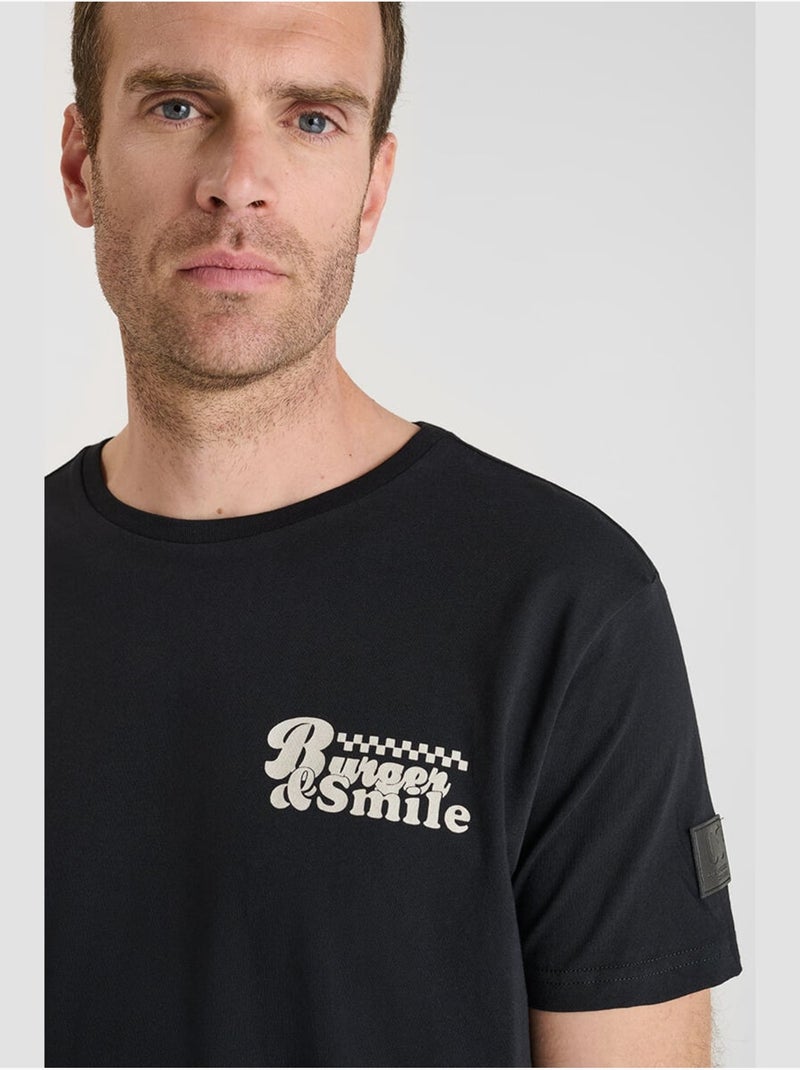 Camiseta Nela «Le Temps des Cerises» Negro - Kiabi
