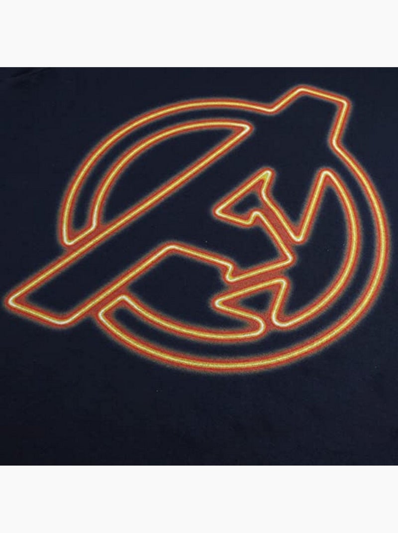 Camiseta neón para hombre - avengers Azul mediterráneo - Kiabi