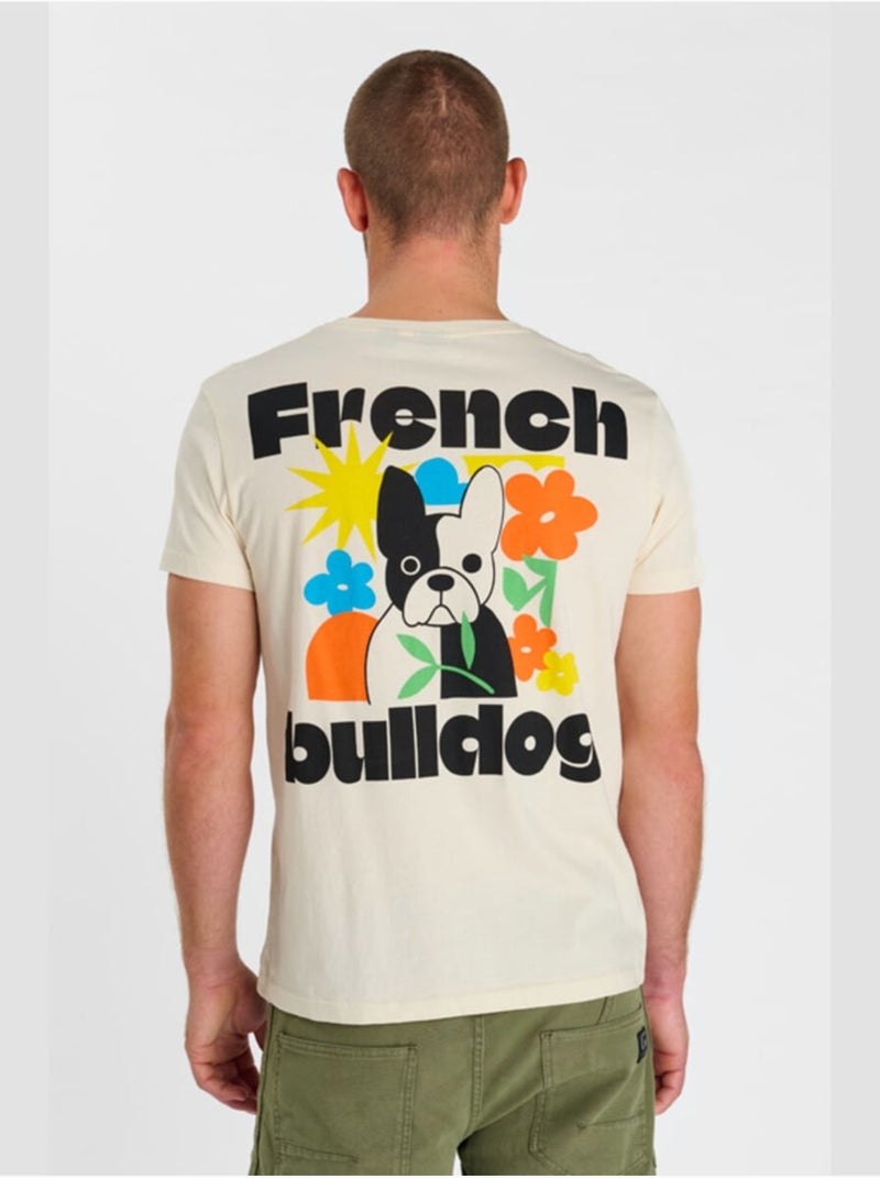 Camiseta Nessund «Le temps des cerises» Beige - Kiabi
