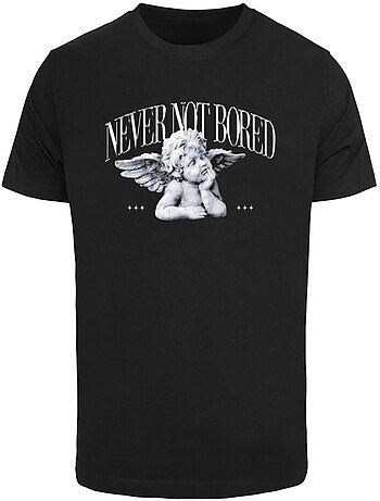 Camiseta never not bored para hombre - mister tee