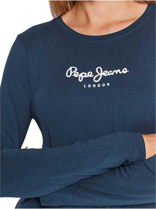 Camiseta new virginia de manga larga para mujer - pepe jeans - Kiabi