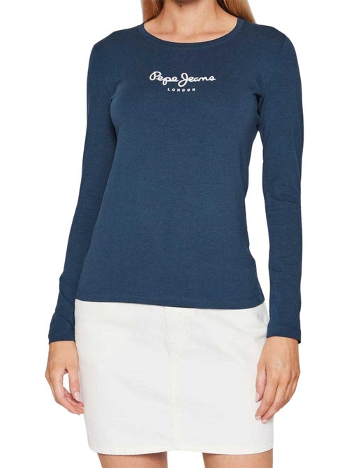 Camiseta new virginia de manga larga para mujer - pepe jeans - Kiabi