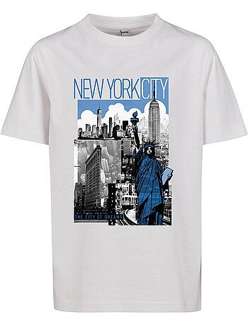 Camiseta new york city para niños/niñas - mister tee