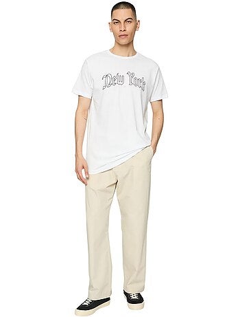 Camiseta new york wording para hombre - mister tee