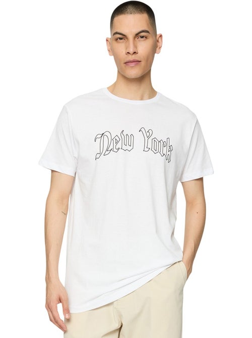 Camiseta new york wording para hombre - mister tee - Kiabi