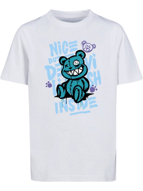 Camiseta nice but devilish para niños/niñas - mister tee - Kiabi