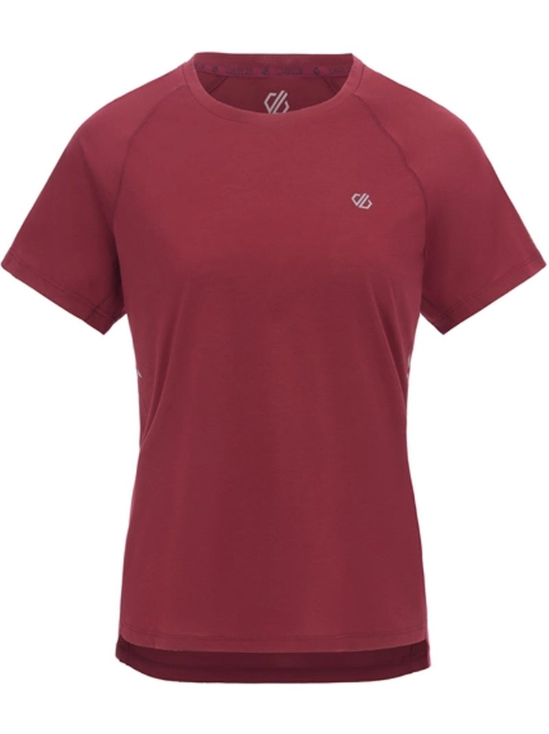 Camiseta nimble para mujer - dare 2b Rojo oscuro - Kiabi