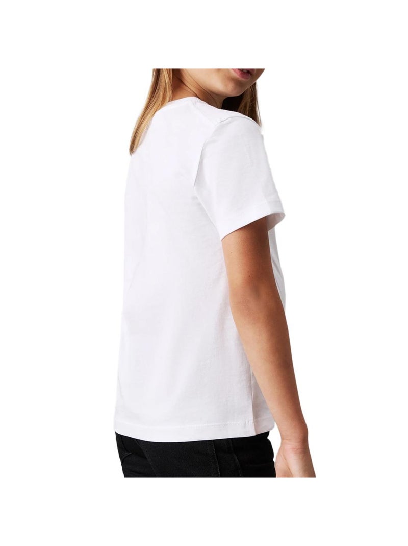 Camiseta Niña Calvin Klein Jeans Blanco - Kiabi