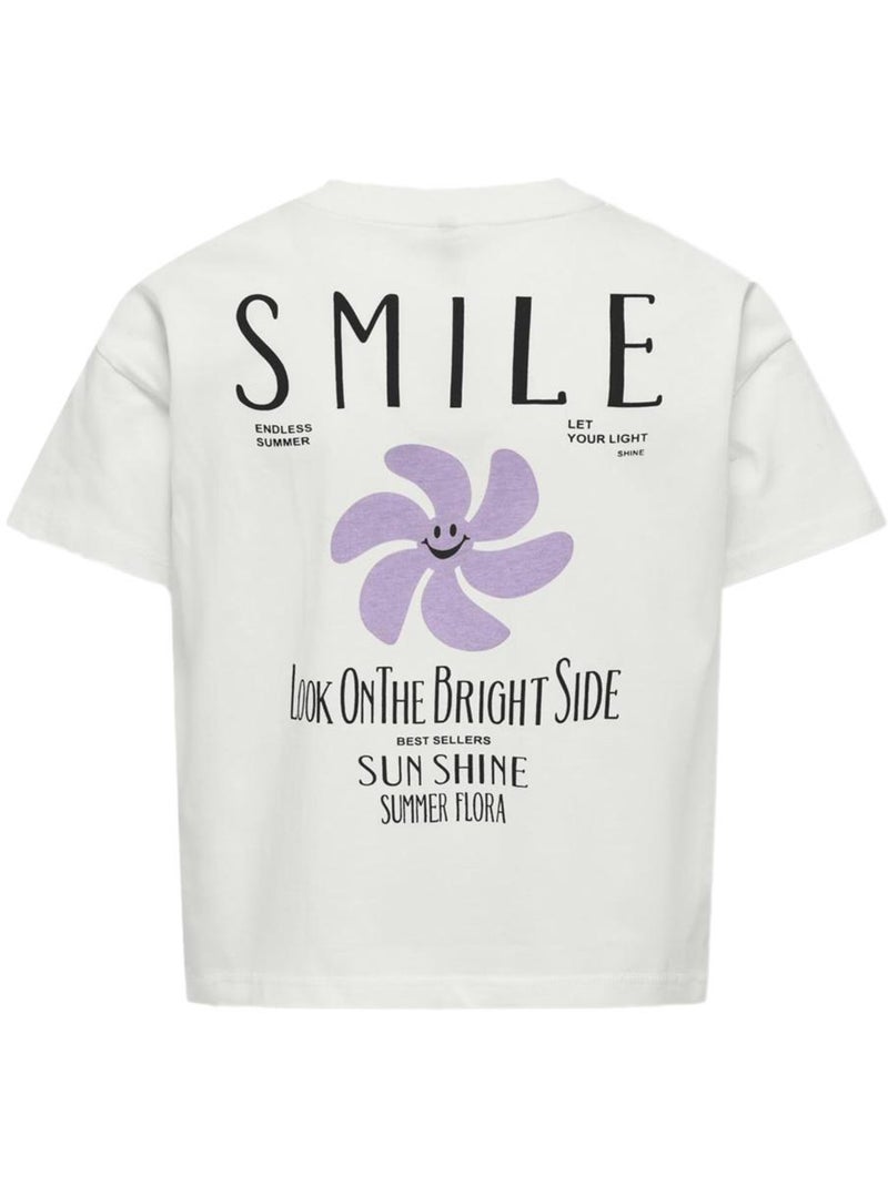 Camiseta Niña Kids Only Blanco - Kiabi