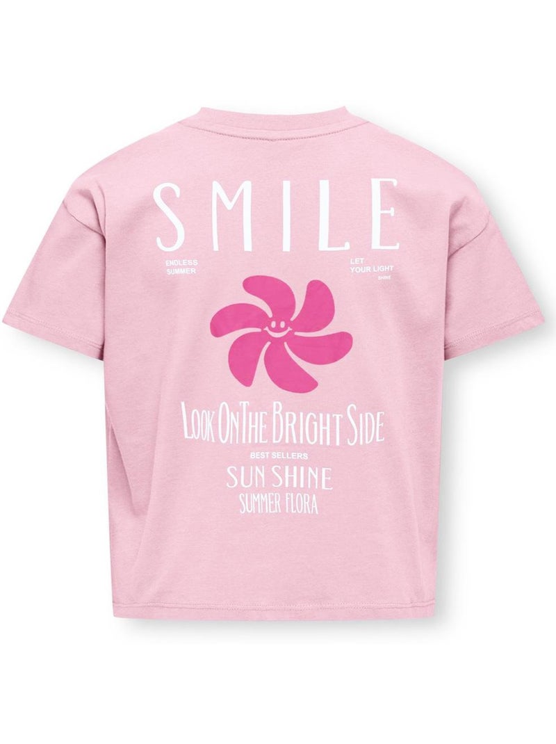 Camiseta Niña Kids Only Rosa - Kiabi