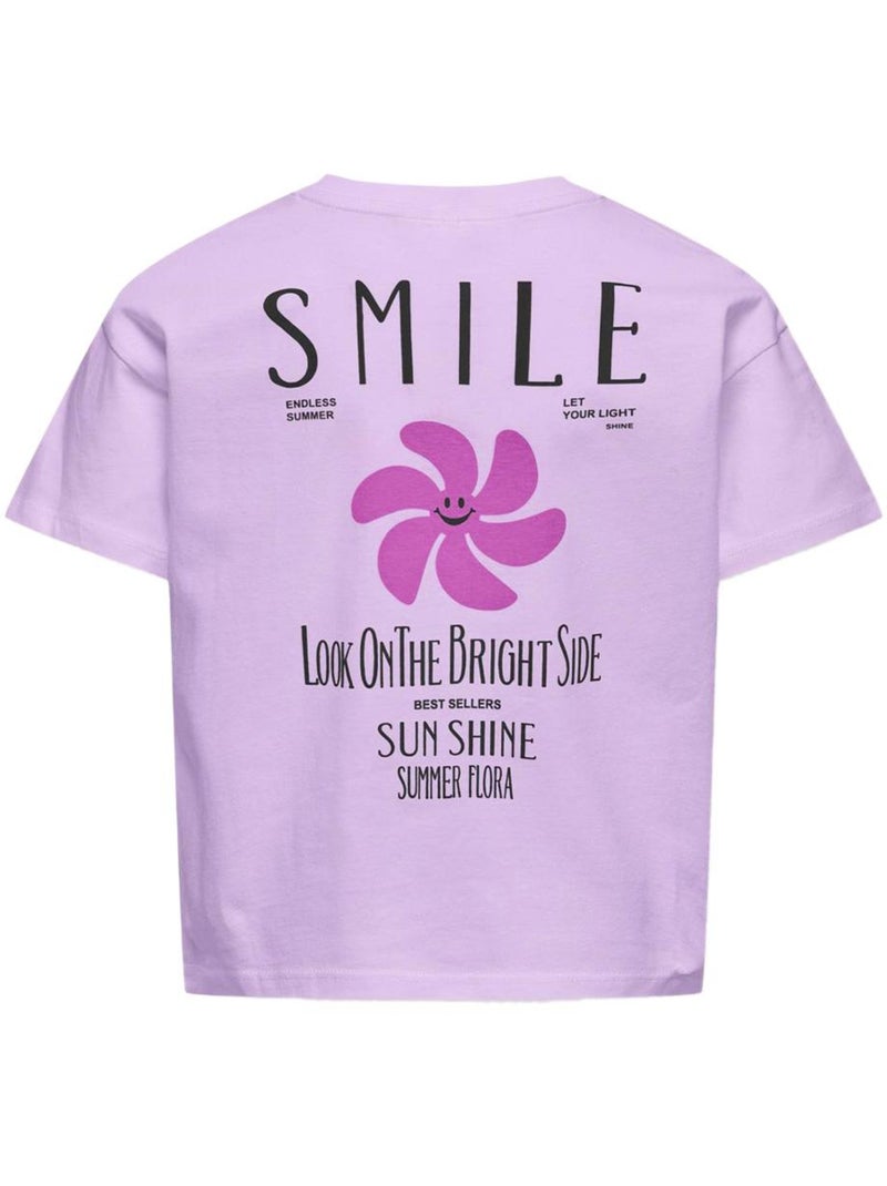 Camiseta Niña Kids Only Violeta - Kiabi