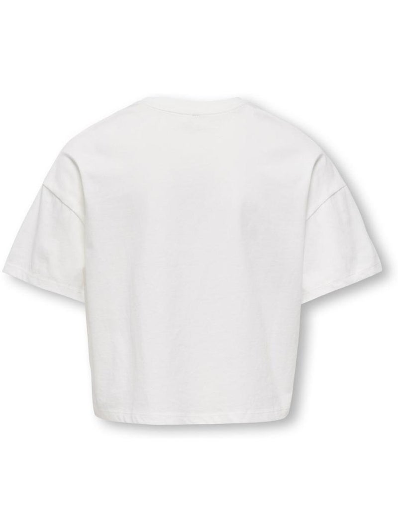 Camiseta niña only Blanco - Kiabi