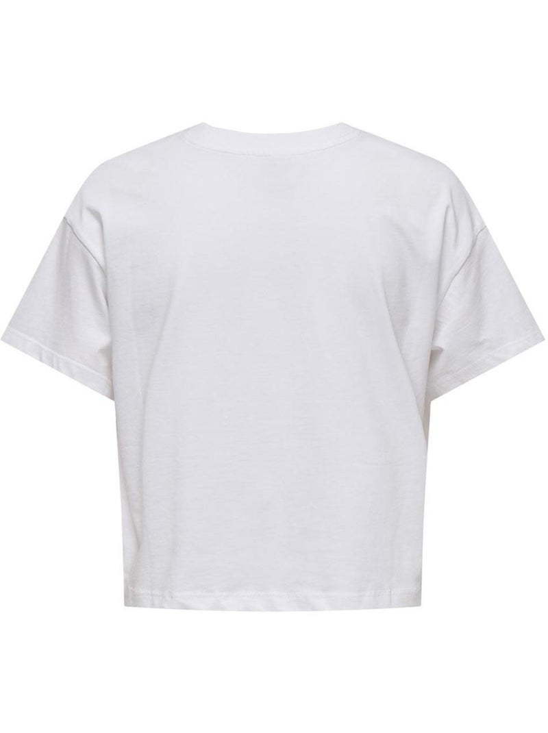 Camiseta niña only Blanco - Kiabi