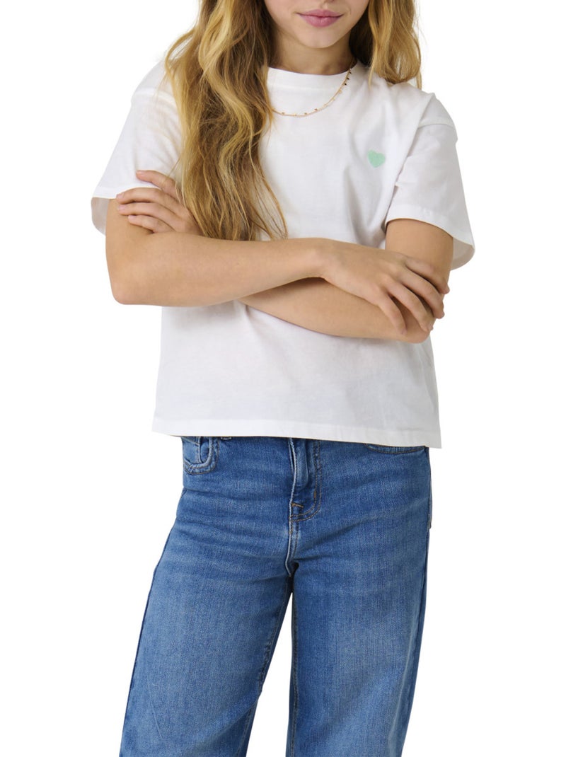 Camiseta Niña ONLY Blanco - Kiabi
