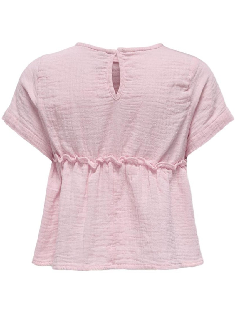Camiseta Niña ONLY Life Rosa - Kiabi