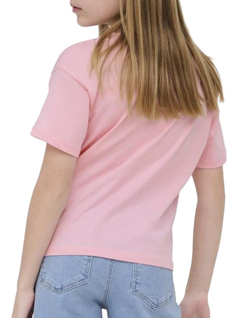 Camiseta niña only Rosa - Kiabi