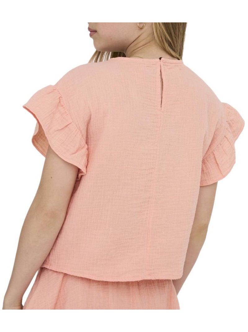 Camiseta Niña ONLY Rosa - Kiabi
