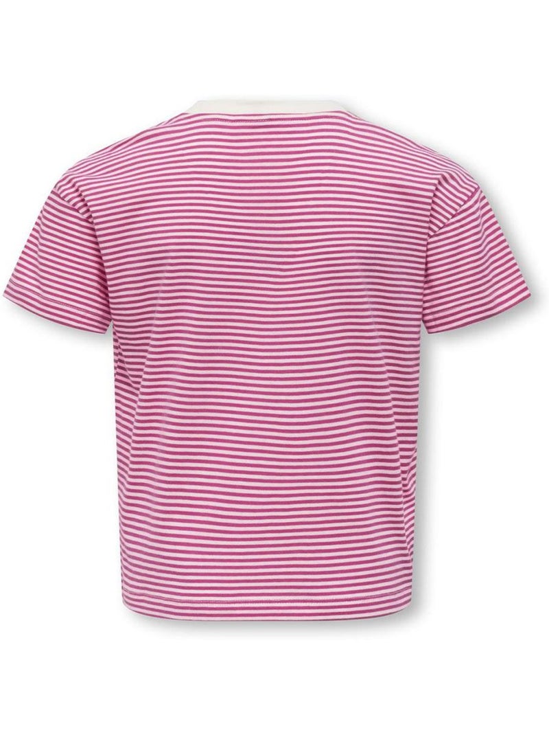 Camiseta Niña ONLY Rosa - Kiabi