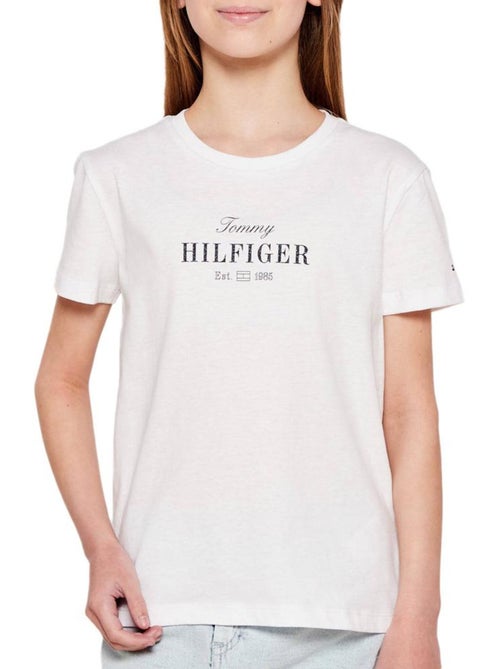 Camiseta niña tommy hilfiger con logo - Kiabi Camiseta niña tommy hilfiger con logo - Kiabi
