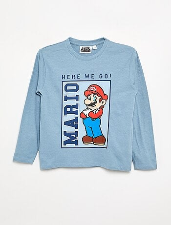 Camiseta 'Nintendo' 'Mario' manga larga