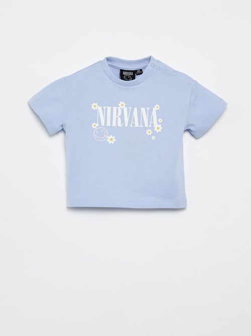 Camiseta 'Nirvana' de manga corta - Kiabi Camiseta 'Nirvana' de manga corta - Kiabi