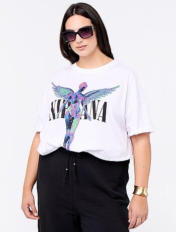 Camiseta 'Nirvana' de manga corta