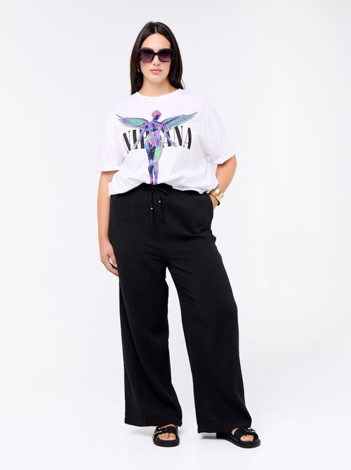 Camiseta 'Nirvana' de manga corta - Kiabi