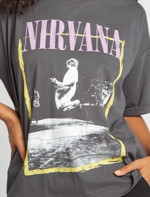 Shops camiseta nirvana mujer