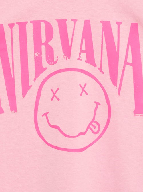 Camiseta 'Nirvana' de manga corta - Kiabi