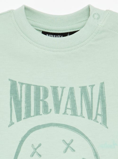 Camiseta 'Nirvana' de manga corta - Kiabi