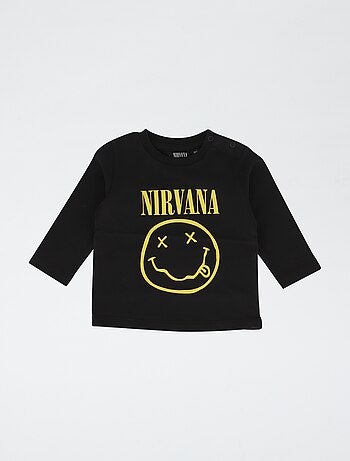 Camiseta \'Nirvana\' de manga larga