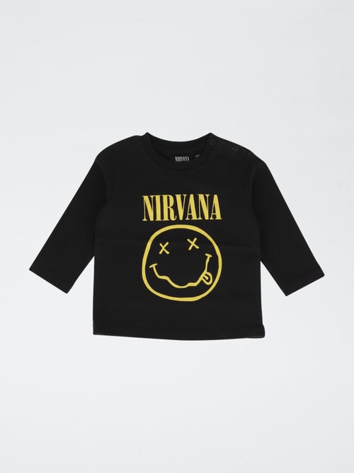 Camiseta \'Nirvana\' de manga larga - Kiabi Camiseta \'Nirvana\' de manga larga - Kiabi