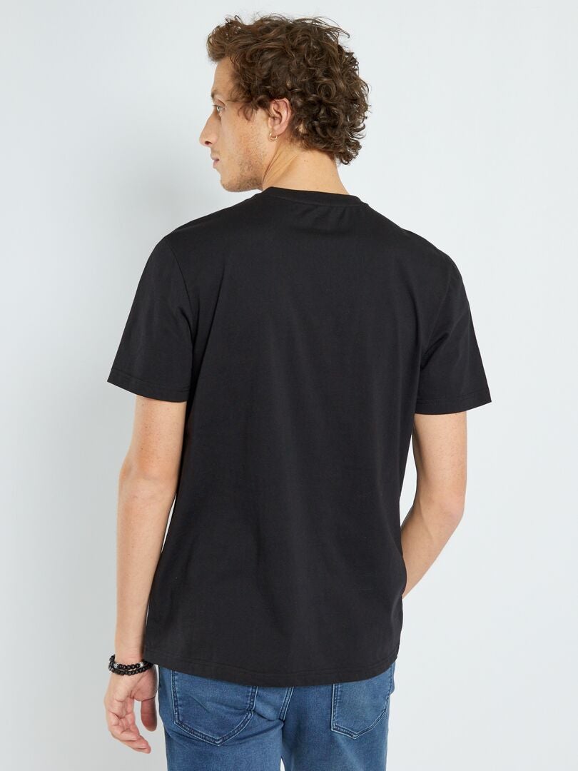 Camiseta 'Nirvana' de punto Negro - Kiabi