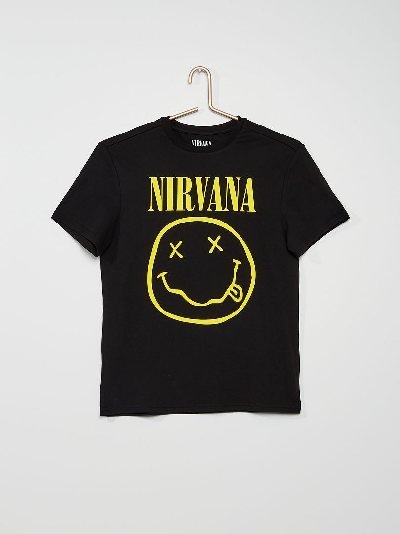 escalada Pionero presentación Camiseta 'Nirvana' - GRIS - Kiabi - 12.00€