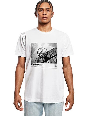 Camiseta nyc ballin para hombre - mister tee